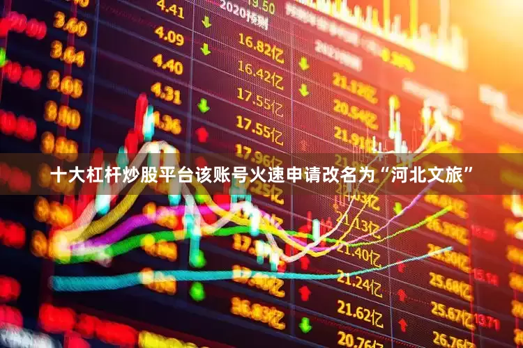十大杠杆炒股平台该账号火速申请改名为“河北文旅”