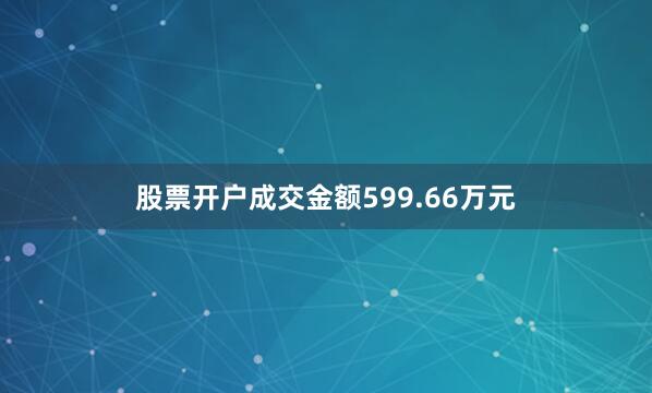 股票开户成交金额599.66万元
